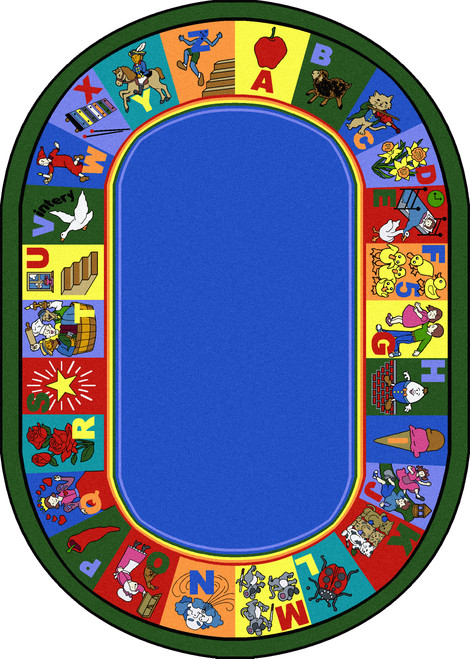 My Favorite Rhymes Oval - Joy Carpets 1456