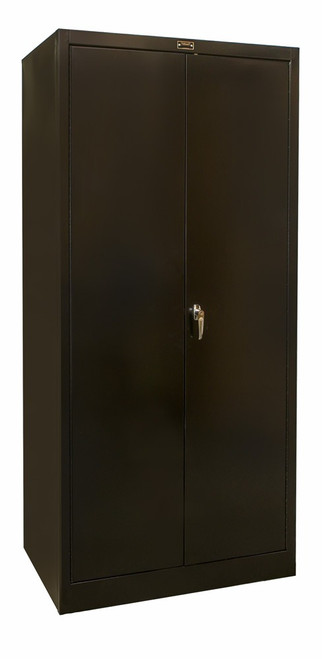 400 Series Solid Door Combination Storage Cabinet - Hallowell 
Black