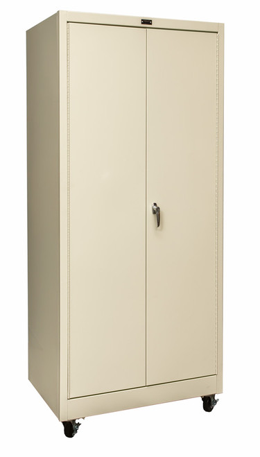 400 Series Solid Door Mobile Storage Cabinet - Hallowell
Tan