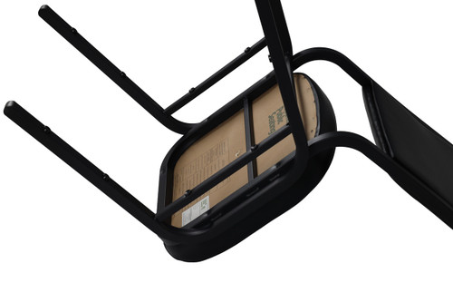 NPS 9300 Deluxe Silhouette Back Vinyl Stack Chair 