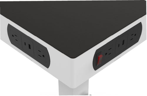 LuxPower Mobile AC and USB Charging Tower - Luxor LUXPWR2