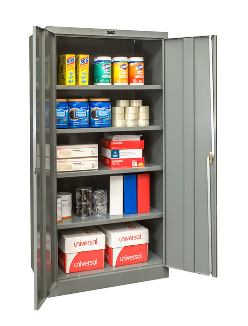 800 Series Solid Door Shelf Storage Cabinet Open - Hallowell
Dark Gray, shown in use