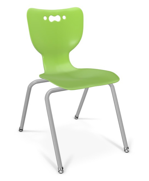 Four Student Astute Rectangle Desk and Hierarchy Chair Bundle - MooreCo
Hierarchy Chair 18"H in Green with Platinum Frame