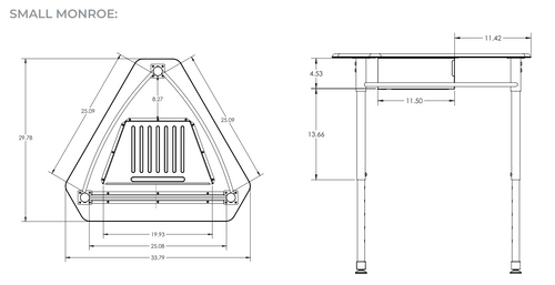 Small Monroe Desk Dimensions
Six Student Astute Small Monroe Desk and Hierarchy Chair Bundle - MooreCo