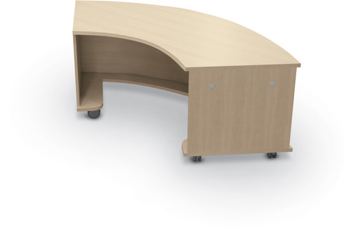 Verso Open Knee Space Desk - Radius - MooreCo VRC-CRK