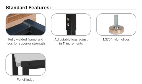 TORO Drafting Table - WB Manufacturing TORDT60