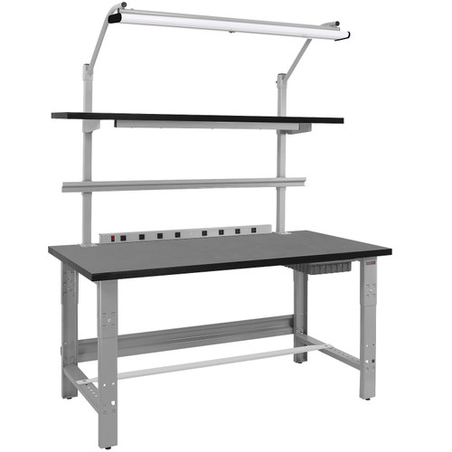 Kennedy Series Complete Workstation with Phenolic Resin Top - BenchPro