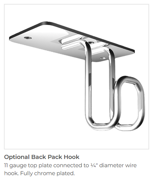 **Optional** Back Pack Hook - Allied USA
**Sold Separately**