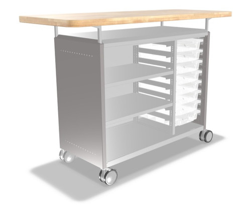 Mechanic CTE Shop Classroom Package - MooreCo
Compass Maxi H2 Cabinet with Butcher Block Riser (B3A2X1A1D2-BUTCHER)