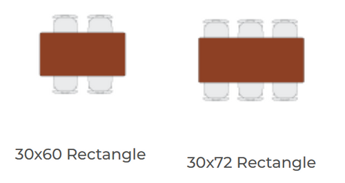 Artisan Wood Designer Rectangle Table - Allied USA