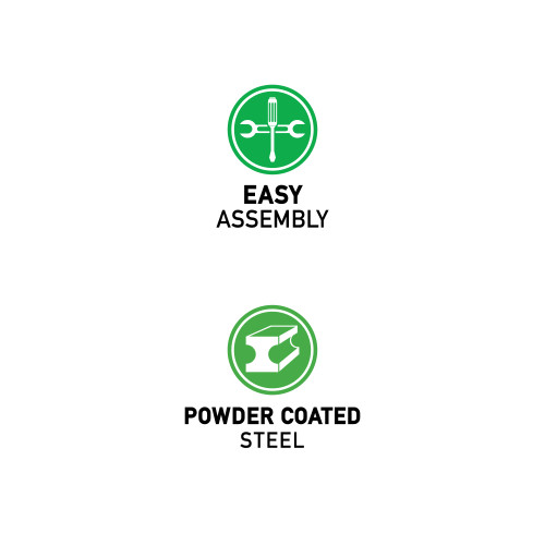 Edge Stacking Round Folding Table Truck - Correll