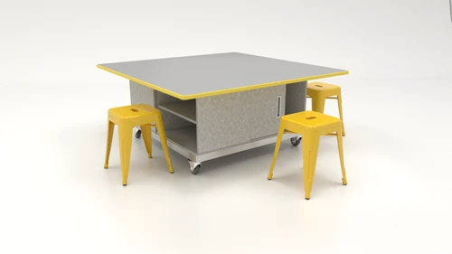 Chameleon Classroom 4-Pod Cube Base System with High Pressure Laminate Top - CEF
