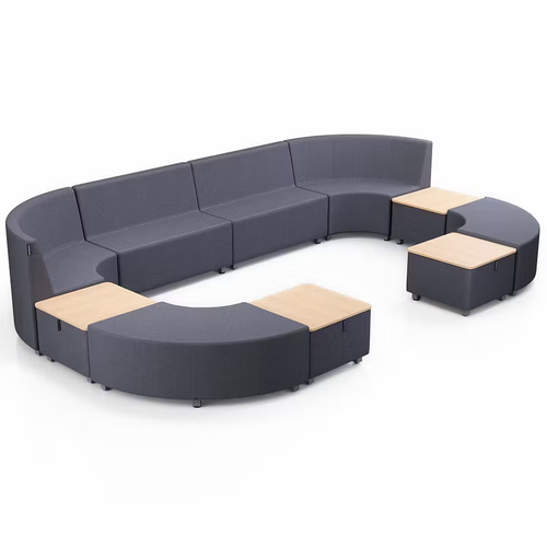 Lifestyle of Flowform Modular 45-Degree Wedge - Smith System
**Props Not Included - Modules Sold Separately**