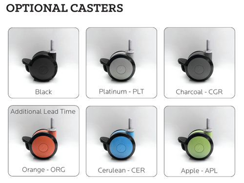 **Optional** Casters - Smith System
**Sold Separately**