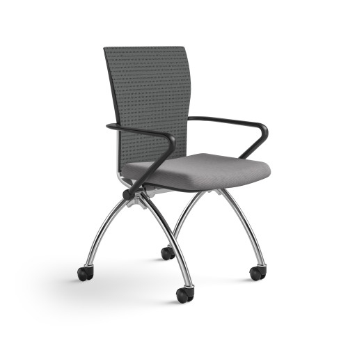 Safco TSH1F Valore Nesting High-Back Training Chair with Arms Pack of 