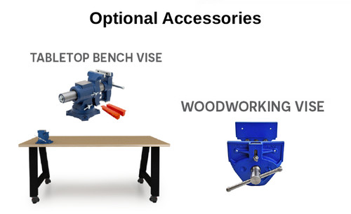 **Optional** Accessories for CEF FORGE-QSET-42 Forge Butcher Block Quick-Set Table
**Sold Separately**