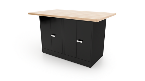 CEF FORGE-FP-2EB-DD-DD Forge Butcher Block 2 Pod Work Station