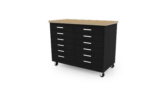 CEF FORGE-FP-2CS-6D-6D Forge Shop Top 2 Pod Work Station
**Mobile Caster Base Optional**