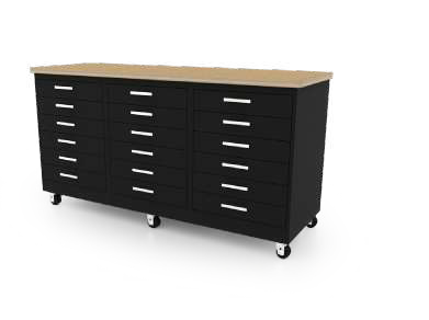 CEF FORGE-FP-3CS-6D-6D-6D Forge Shop Top 3 Pod Work Station
**Mobile Caster Base Optional**