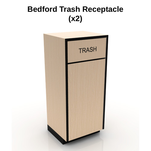 FurnitureLab Bedford Trash Receptacles
