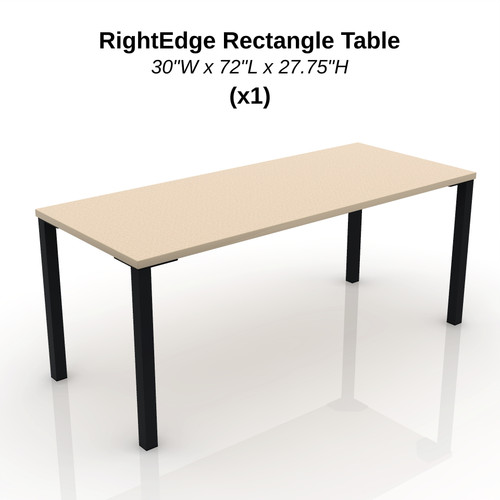 FurnitureLab RightEdge Rectangle Table