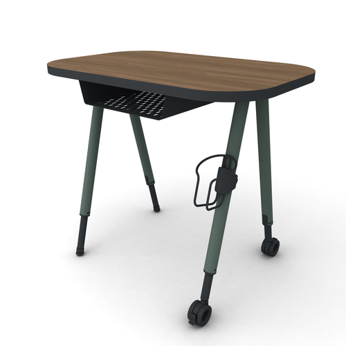 Paragon Cycle Series High Pressure Laminate Single Student Desk
**Book Box, Water Bottle Holder, and Casters Sold Separately**