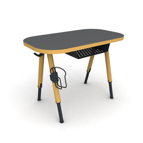 Paragon Cycle Series High Pressure Laminate Single Student Desk
**Book Box and Water Bottle Holder Sold Separately**