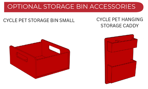 **Optional** Paragon PET Storage 
**Sold Separately**