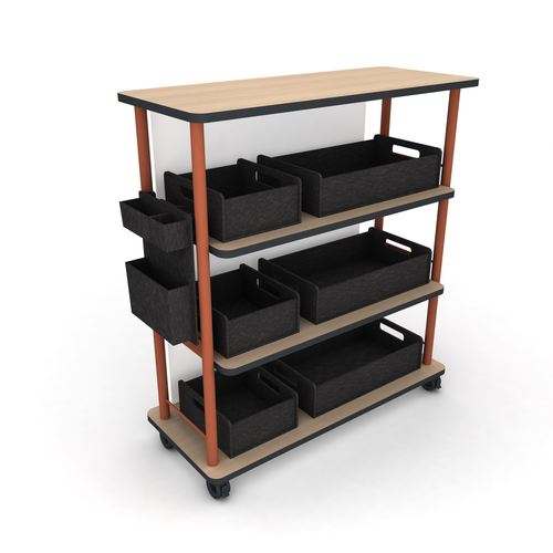 Paragon CYC-MB204852 Cycle Series Mobile Bookcase
**PET Storage Sold Separately**