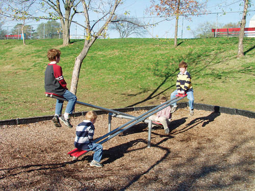 Environmental of SportsPlay 801-212-H Heavy Duty See Saw (4 Person)