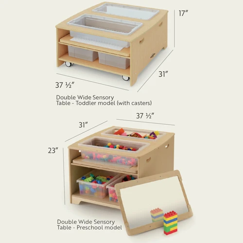 Copernicus W-B-DSWT Seoras Birch Double Wide Sensory Table