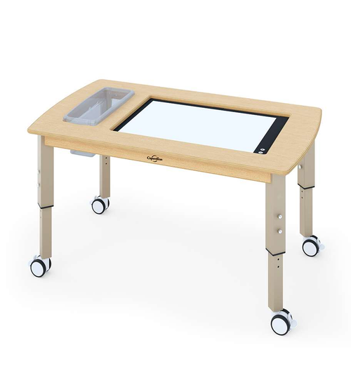 Copernicus W-B-BLT-C Seoras Birch Sensory Light Table Base Model - Casters
**Optional Casters Sold Separately**