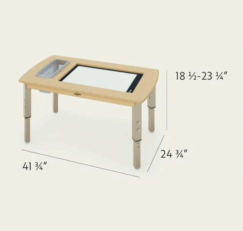 Copernicus W-B-BLT Seoras Birch Sensory Light Table Base Model