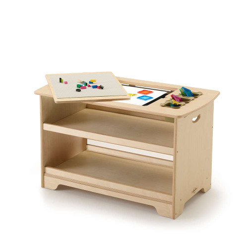 Copernicus W-B-LTP Seoras Birch Sensory Light Table Premium Model - Preschool - Cutout Kickplate - No Storage