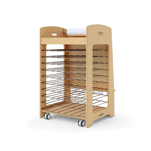Copernicus W-B-PED-C Seoras Birch Painting Easel with Drying Rack