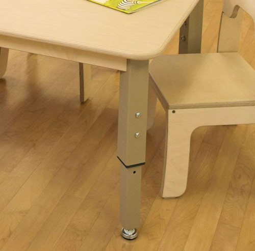 Copernicus W-B-TR Seoras Rectangle Birch Adjustable Activity Table