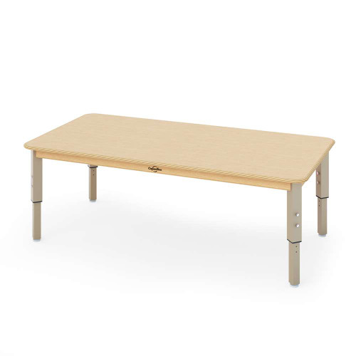 Copernicus W-B-TR8 Seoras Rectangle Birch Adjustable Activity Table - 30"W x 60"L