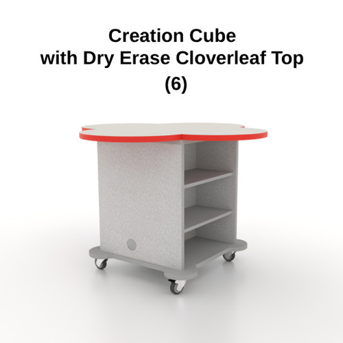 CEF Creation Cube with Dry Erase Cloverleaf Top