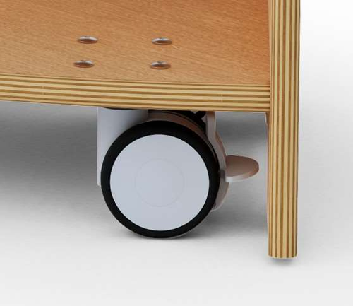 **Optional** Casters for Copernicus W-B-3C90 Seoras 3-Level 90 Degree Curved Corner Shelf
**Sold Separately**