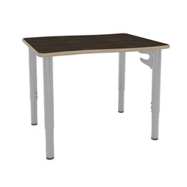 CEF ESTO-WAVE-PLY ESTO Wave Student Desk with High Pressure Laminate on Baltic Birch