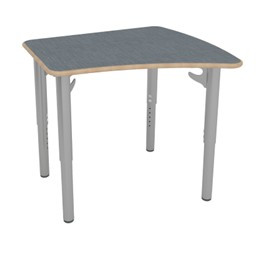 CEF ESTO-PETL-HPL ESTO Petal Student Desk with High Pressure Laminate and T-Mold Edge