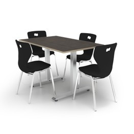 CEF ESTO-CAFE-3048-HPL Cafe Table with High Pressure Laminate and Foundational Edge
**Chairs Not Included**