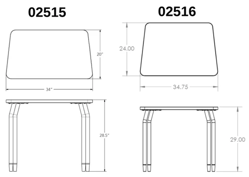 Smith System 0251 Agree Keystone Table