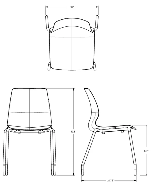 Smith System SC849 Agree Stack Chair