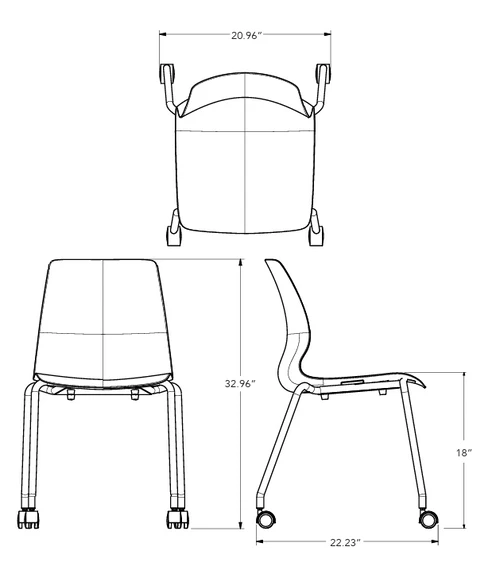 Smith System SC855 Agree Mobile Chair