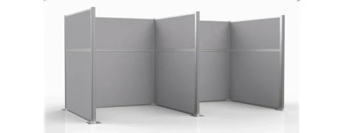 Screenflex OFCD Officeflex Double W-Shape Cubicle Divider 