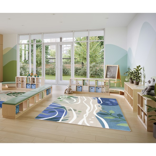Environmental of Joy Carpets 2213 Still Waters Rectangle
**Props Not Included**
