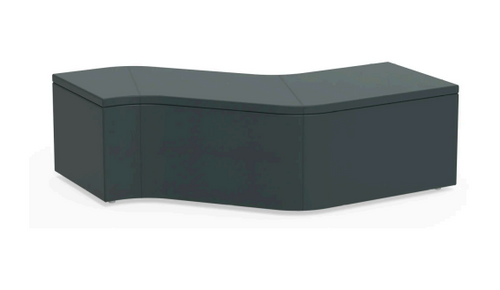 KI CL1S Clamber One-Tier S-Curve Seat — Fully Upholstered