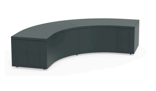 KI CL1CNU Clamber One-Tier Inside Corner Seat — Fully Upholstered