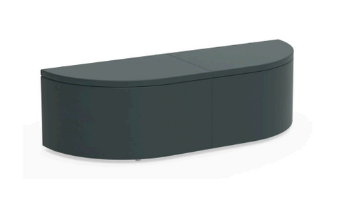 KI CL1HVU Clamber One-Tier Half-Oval Seat — Fully Upholstered